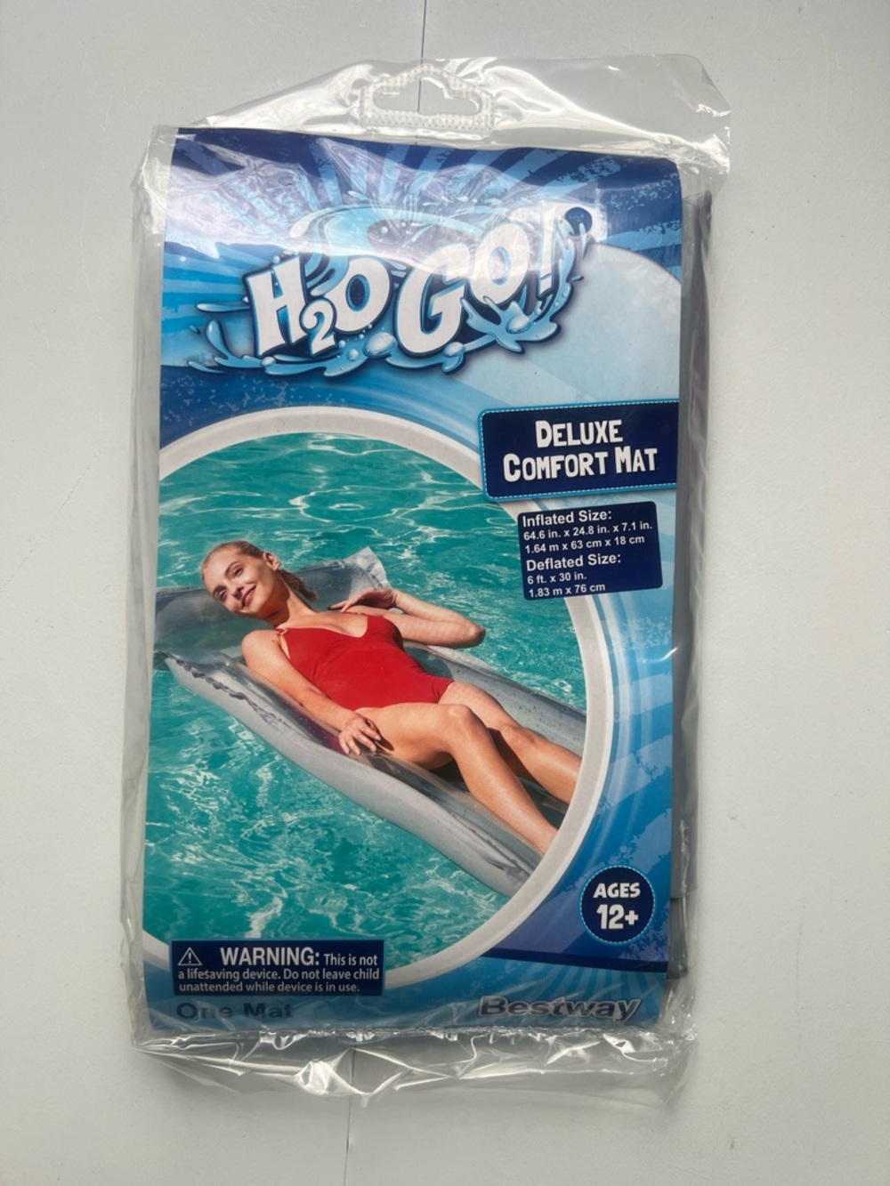 H2OGO! Deluxe Inflatable Pool Mat, Assorted